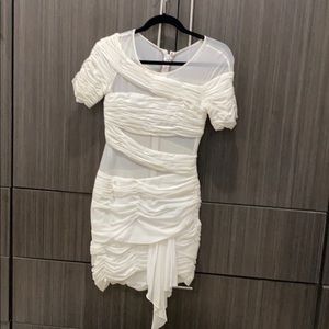 BCBG Maxazria white short mini